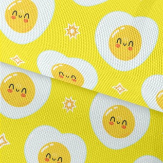 Smiley Heart Fried Egg Waterproof Oxford