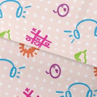TicTacToe Doodle Waterproof Oxford