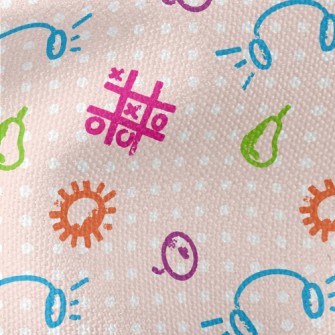 TicTacToe Doodle Waterproof Canvas