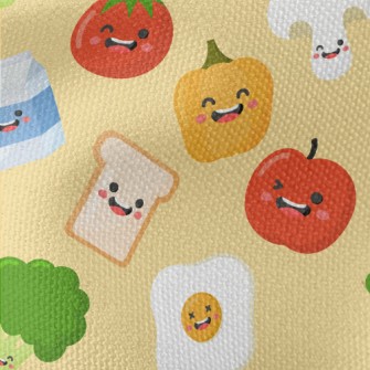 Nutritious And Healthy Breakfa Waterproof Canvas