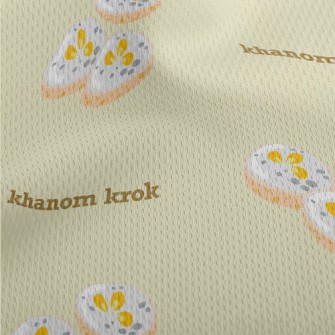 Thai Crispy Coconut Milk Athletic Mesh Flat Back