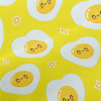 Smiley Heart Fried Egg Performance Linen
