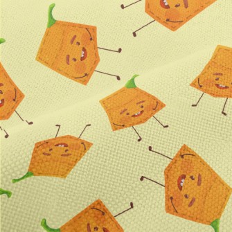 Pumpkin Shape Pocket Performance Linen