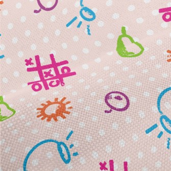 TicTacToe Doodle Performance Linen