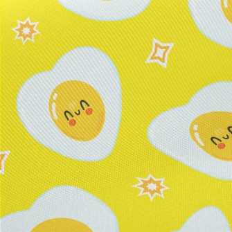 Smiley Heart Fried Egg Twill