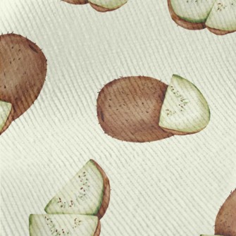 Watercolor Hand Drawn Kiwi Fru Standard Corduroy