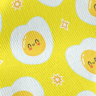 Smiley Heart Fried Egg Standard Corduroy