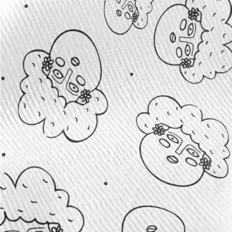 Funny Hand Drawn Woman Standard Corduroy