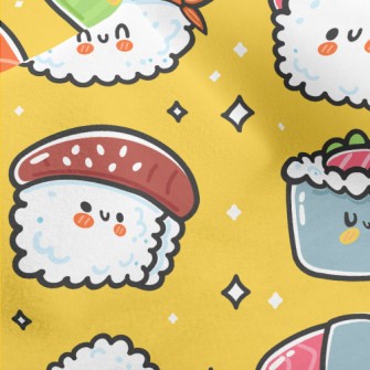 Fun Cartoon Sushi Micro Fleece