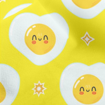 Smiley Heart Fried Egg Micro Fleece