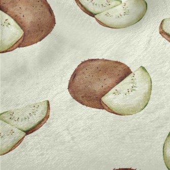 Watercolor Hand Drawn Kiwi Fru Minky