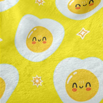 Smiley Heart Fried Egg Minky