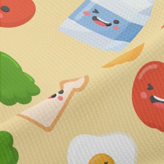 Nutritious And Healthy Breakfa Piqué