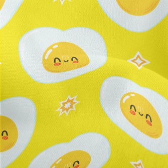 Smiley Heart Fried Egg Lightweight Performance Linen