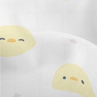 Cute Yellow Chick Lightweight Performance Linen