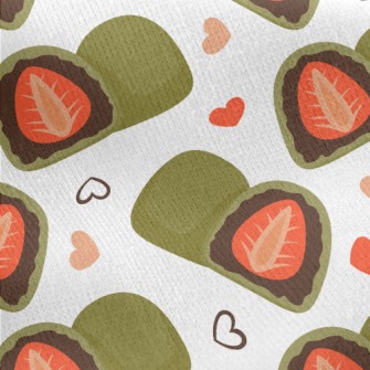 Matcha Red Bean Strawberry Dai Jersey Backed Fleece