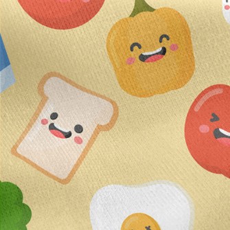 Nutritious And Healthy Breakfa Jersey Backed Fleece