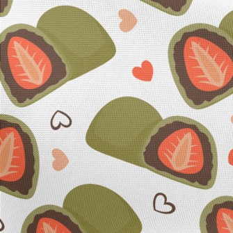 Matcha Red Bean Strawberry Dai Pongee