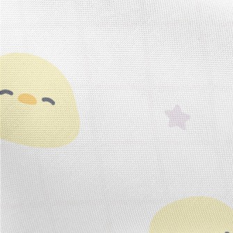 Cute Yellow Chick Pongee