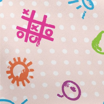 TicTacToe Doodle Pongee