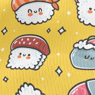 Fun Cartoon Sushi Stretch Jersey