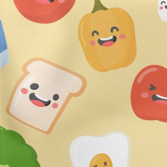 Nutritious And Healthy Breakfa Lightweight Cotton Poplin