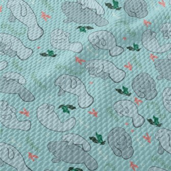Dugongs And Their Children And Birdseye Piqué