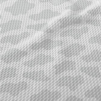 Light Gray Irregular Cloud Blo Birdseye Piqué