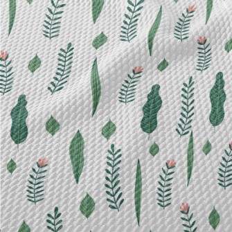 Flowers And Plants In Children Birdseye Piqué