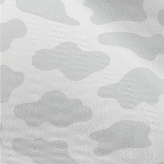 Light Gray Irregular Cloud Blo Chiffon