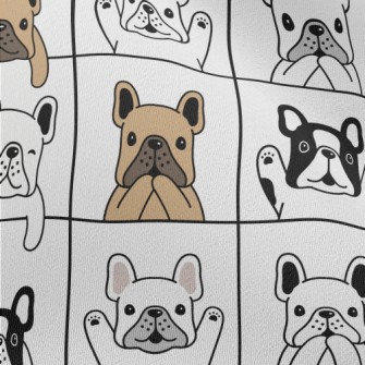 French Bulldog In Different Ac Chiffon