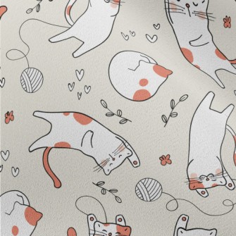 Happy And Leisurely Cat Chiffon