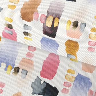 Colorful Abstract Watercolor B Waterproof Oxford