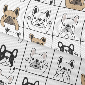 French Bulldog In Different Ac Waterproof Oxford