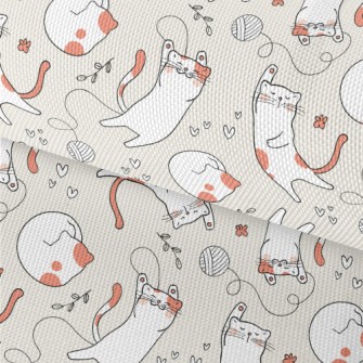 Happy And Leisurely Cat Waterproof Oxford