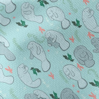 Dugongs And Their Children And Waterproof Canvas