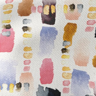 Colorful Abstract Watercolor B Waterproof Canvas