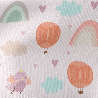 Colorful Bird Hot Air Balloon  Waterproof Canvas