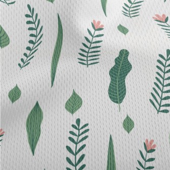 Flowers And Plants In Children Athletic Mesh Flat Back