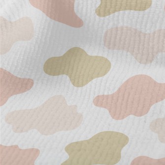 Brown Pink Splash Pattern Terry