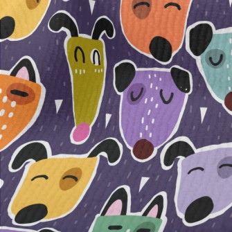 Brightly Colored Dogs Terry