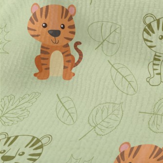 Cute Tiger Sitting Terry