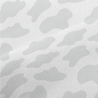 Light Gray Irregular Cloud Blo Performance Linen
