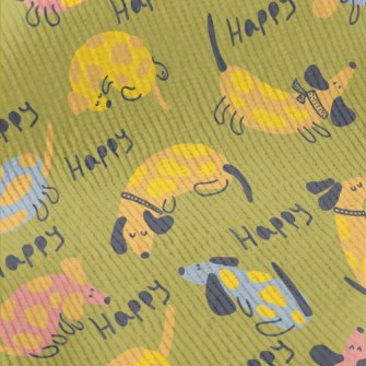 Long And Docile Dachshund Standard Corduroy