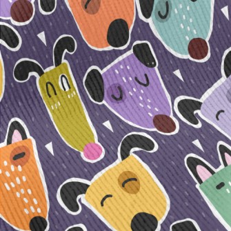 Brightly Colored Dogs Standard Corduroy