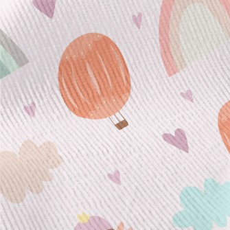 Colorful Bird Hot Air Balloon  Standard Corduroy