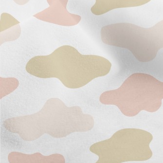 Brown Pink Splash Pattern Micro Fleece