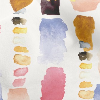 Colorful Abstract Watercolor B Micro Fleece