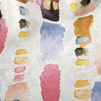 Colorful Abstract Watercolor B Minky