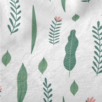 Flowers And Plants In Children Minky